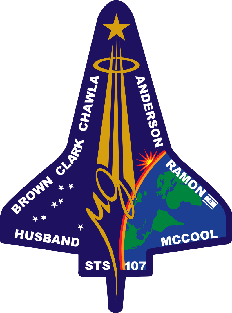 sts-107 missions patch