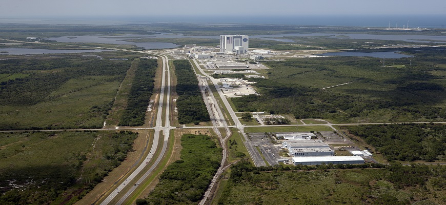 Aerial View of Kennedy Space Center