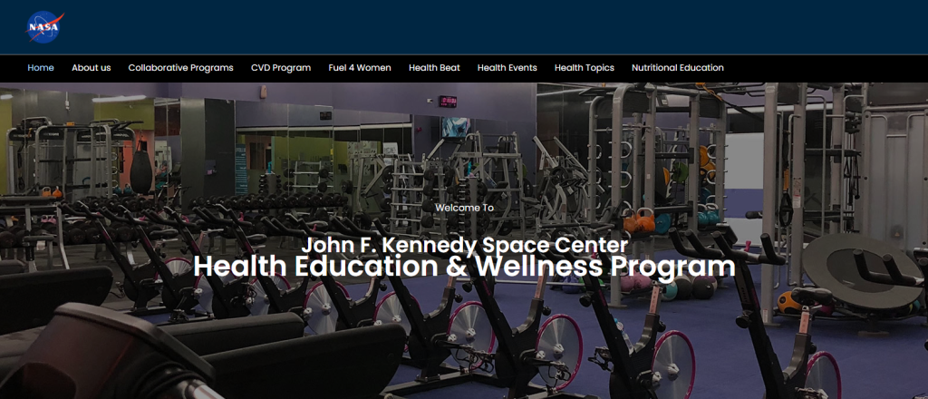 Health & Education website screenshot